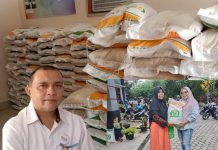 PT. Pos Melalui Bulog Cabang Kota Sungai Penuh Salurkan Bantuan Beras CPP