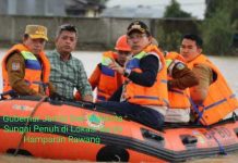 Do’a Walikota Sungai Penuh Rupanya Manjur, Banjir Hamparan Rawang Mulai Surut