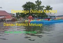 Imbas Danau Kerinci Meluap,Ribuan Rumah Warga Danau Kerinci Terancam Tenggelam, Gubernur dan BWSS VI Jambi Diminta Cek Bendungan PLTA KMH