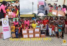 Bhayangkari Peduli, Kapolres Kerinci Salurkan Bantuan ke Posko Pengungsian Rawang