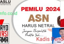 Terendus!! Cawe-cawe Politik Caleg Anak Wako, Kadis Pendidikan Kota Sungai Penuh Langgar UU Pemilu