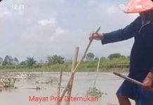 Gempar!! Mayat Pria Tanpa Identitas Mengapung di Sungai Batang Merao Tanjung Pauh Kerinci