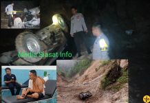 35 Meter Jungkir Balik Masuk Jurang, Pickup Suzuki Carry Penyok di Muara Emat Kerinci, Sopir Hanya Alami Luka Ringan