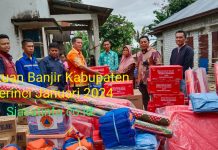 Pasca Banjir Kerinci, Bantuan Makanan Siap Saji Ditumpuk di Kantor Dinas Sosial