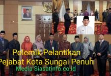 Pasca Edaran Mendagri, SK Ratusan Pelantikan Pejabat Pemkot Sungai Penuh Cacat Hukum
