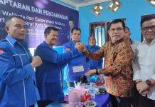 Ahmadi Resmi Daftar Demokrat Untuk Maju Pilwako Sungai Penuh