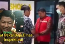 Usai Diperiksa Jaksa, Erwinsyah Kepala Inspektorat Diborgol, Keluar Dengan Wajah Pucat