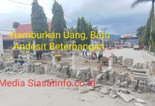 Di Pusat Kota Sungai Penuh Terjadi Pengurangan Ruas Jalan Raya, Ruas Jalan Gedung Nasional Ditutup