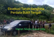 Breaking News! Eksekusi Pengadilan Negeri Tanah Sengketa Jalur II Bukit Tengah, Kepolisian Kawal Ketat Lokasi