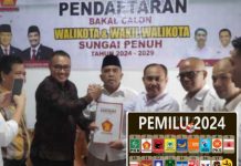 Jumlah Paslon Bakal Rame: Parpol Prioritaskan Kader Untuk Maju di Pilkada Sungai Penuh