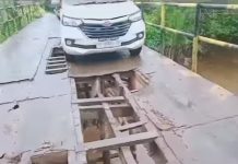 Yudi Haryanto Berang, Kondisi Jembatan Parit Wahab Ancam Keselamatan Masyarakat