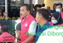 Rugikan Negara Rp.5,5 M, Tujuh Tersangka Korupsi Dinas Pendidikan Sumbar Ditahan Kejaksaan, 1 Tersangka Buron