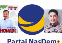 Dua Kandidat Dipertimbangkan, Nasdem Bakal Usung Monadi Atau dr. Deri?
