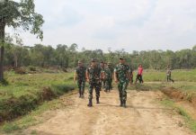 Danrem 042/Gapu Jambi Tinjau Lahan Ketahanan Pangan Terpadu Kodim 0420/Sarko