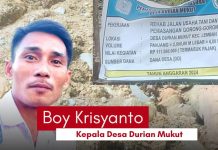 Rehab Jalan Usaha Tani Durian Mukut Merangin Sarat Korupsi, Warga Berharap APH Turun Tangan