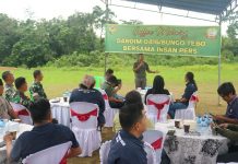 Dandim 0416 Bungo Tebo Gelar Coffee Morning dan Latihan Menembak Bersama Insan Pers