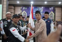 Gubernur Sambut Kepulangan Jemaah Haji Kloter BTH 22 Jambi