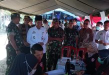 Kasrem 042/Gapu Hadiri Pembukaan TMMD ke-121 Kodim 0415/Jambi di Desa Suka Maju