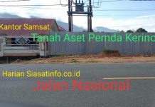 Terungkap, Tanah Aset Pemda Kerinci Sebelah Kantor Samsat Semurup Sudah Dijual, Kades Tutup Mata