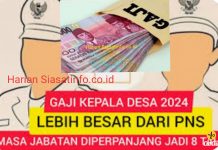 Kurang Apa Lagi!! Gaji Kades, Sekdes dan Perangkat Desa Setara PNS, Uang Purnatugas