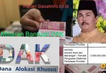 Dampak Bantuan DAK Rp.3 M Kementerian Perindustrian Dikembalikan, Disperindag Kerinci Terancam Nihil Bantuan, 5 Tahun Daerah Dirugikan