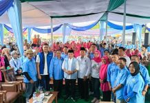 Pakai Baju Tim Haris-Sani, Fadhil Arief dan Hafiz Fattah Hadiri Pelantikan Tim Haris-Sani Batanghari