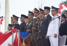 Momen Peringatan Hari Detik-Detik Proklamasi, Danrem 042/Gapu Tegakkan Komitmen TNI Menjaga Kedaulatan NKRI