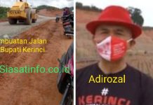 Parah! Rp 13,5 M Dana Jalan Lingkar Barat Kerinci Terancam Gagal, DBH Sawit Gagal Ditenderkan!