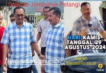 Konvoi Ribuan Massa Kendaraan Monadi-Murison ke KPU Kerinci Bakal Meledak