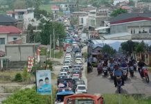 Banjiri Jalan Nasional Kerinci, Puluhan Ribu Pendukung Monadi Menuju KPU Bak Semut Berbaris, Iringan Mobil Capai 20 Kilometer