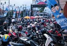 News!! Ribuan Timses Haris – Sani Kerinci Digedung Nasional Sungai Penuh Dilantik Petahana Al Haris