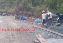 Sekelas Proyek Jalan Kabupaten Lokasi Simpang Tutup Kerinci Hanya Pakai Molen, Kredibilitas Konsultan Pengawas Dipertanyakan!