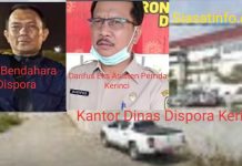 Mencuat!! Ratusan Juta Dana UP Dispora Kerinci, Diduga Digelapkan Bendahara Era Peltu Darifus