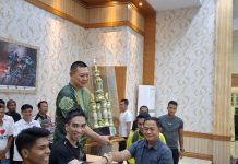 Meriahkan HUT TNI ke-79, Korem 042/Gapu Gelar Turnamen Tenis Meja