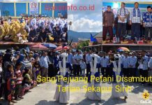 Bukan Hanya Menyala! Deklarasi Tim Pemenangan Monadi-Murison 7 Desa Pulau Tengah Keliling Danau Meledak