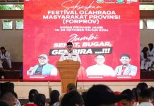 Pjs. Gubernur Sudirman: FORPROV I KORMI Dapat Tingkatkan Minat Masyarakat Terhadap Kebugaran dan Kesehatan Tubuh