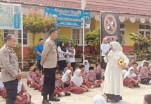 Siswa SD Negeri 253 Bangko Gembira, Penyuluhan Oleh Sat Binmas Polres Merangin di Jadikan Motivasi