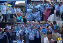 Deklarasi Timses Monadi-Murison Bergemuruh di 14 Desa Kerinci Hilir Bersatu Menangkan Nomor 3