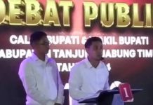 KPU Tanjab Timur Gelar Debat Publik Pertama Cabub dan Cawabup Pilkada 2024
