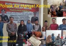 Terkait Berita Viral Seorang Wanita Menginjak Alqur’an, Ini Penjelasan Kapolsek Air Hangat Kerinci