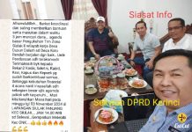 Heboh!! Terkuak ASN Jondri Ali Sekwan DPRD Kerinci Dalang Pendanaan Acara Pengukuhan Timses 01 DD di Siulak Panjang Besok