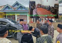 Prihatin Dengan Warga, Pj Bupati Kerinci Bersama Camat Dan Rombongan Takziah Kerumah Duka Almarhum Sherina Korban Gantung Diri