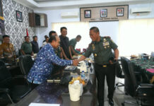 Dipimpin Kasad, Danrem 042/Gapu Ikuti Rapat Purna TMMD ke-45 Tahun 2024 Melalui Vicon