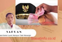 Jutaan Pungli Sertifikat Tanah, Sapuan Lurah Mampun Merangin Raup Ratusan Juta