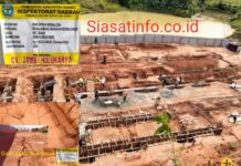 Miliaran Dana Proyek Pondasi Kantor Inspektorat Kerinci Dikerjakan CV Jambi Hulukarya Asal Jadi, PPK, Konsultan Diminta Stop Pekerjaan