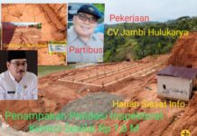 Telan Rp.1,6 M Paket Proyek Pondasi Kantor Inspektorat Kerinci, Legalitas Zufran Selaku PA Dipertanyakan