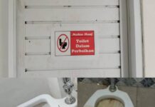 Parah! Baru Seumur Jagung Proyek Rp.43,4 M RS Pratama Rantau Rasau Tanjabtim Sudah Rusak