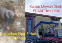 Berdalih Pipa Pecah, 5 Hari Air PAM Tirta Sakti Mati Total, Konsumen Minta 3 Direksi Mundur