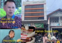 Amblas Uang Senyap 5,8 M di Bank9 Jambi, Diduga Persekongkolan Busuk Adirozal Dengan Pihak Bank Tutupi Aib