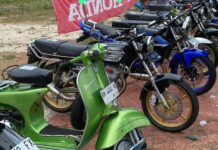 Ratusan Motor Modifikasi Ramaikan Kontes di SMK 2 Merangin